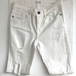 Frame Denim White Jeans